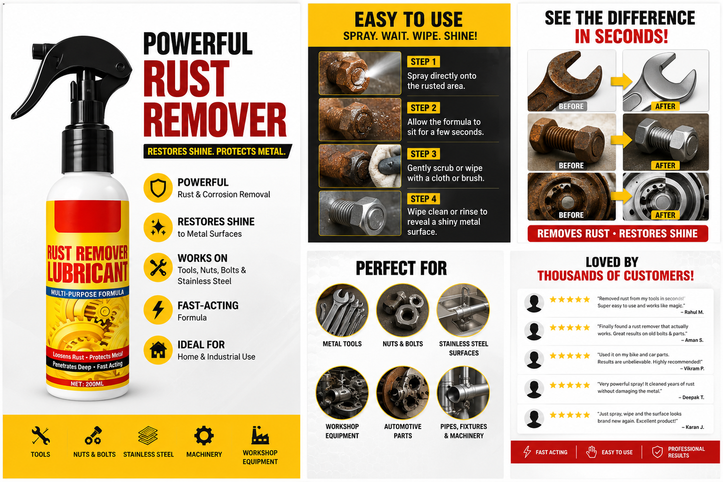Rust Remover Lubricant