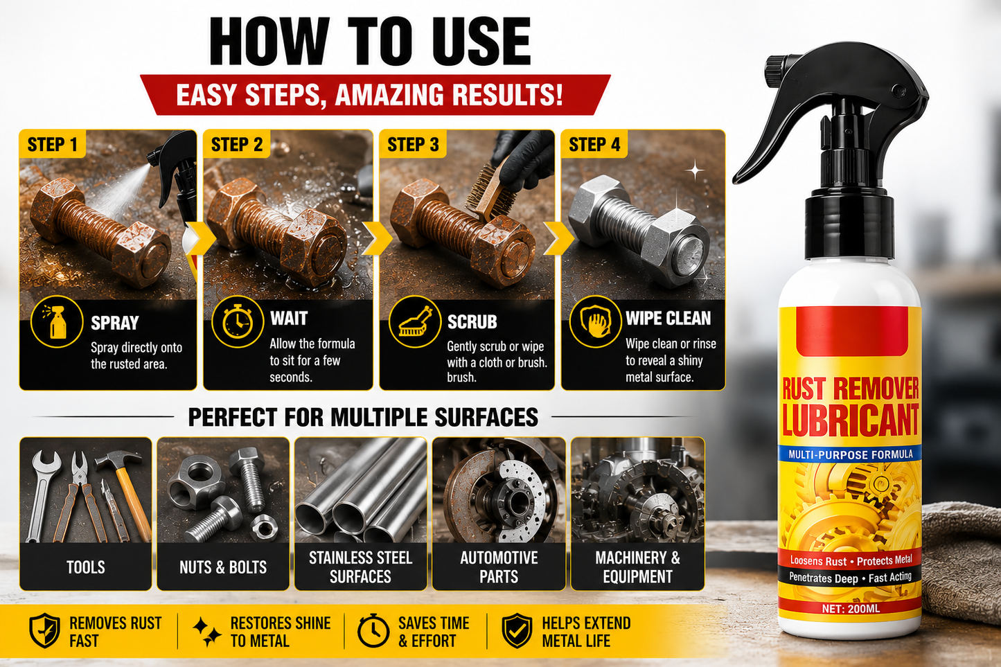 Rust Remover Lubricant